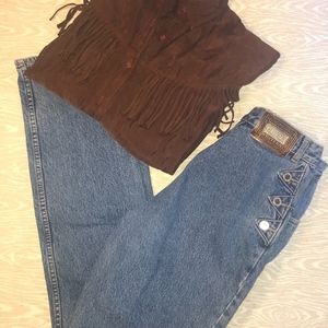 Vintage Western Lawman High Waisted Jeans